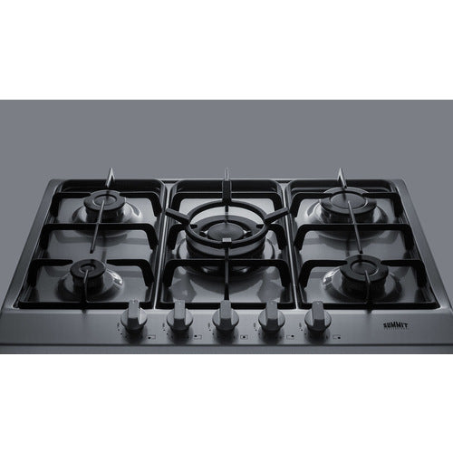 Summit 27" Wide 5-Burner Gas Cooktop GC527SS