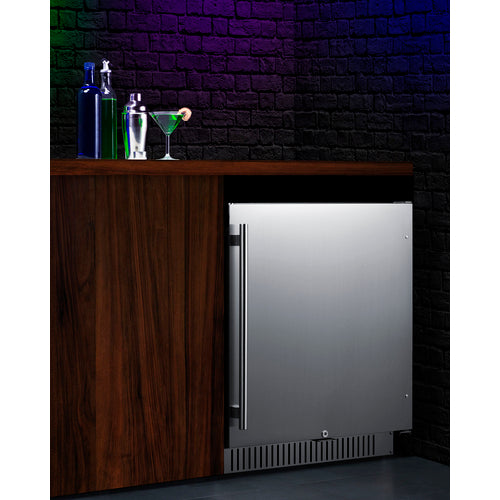 Summit 27" Wide Built-In All-Refrigerator, ADA Compliant FF27BSSADA