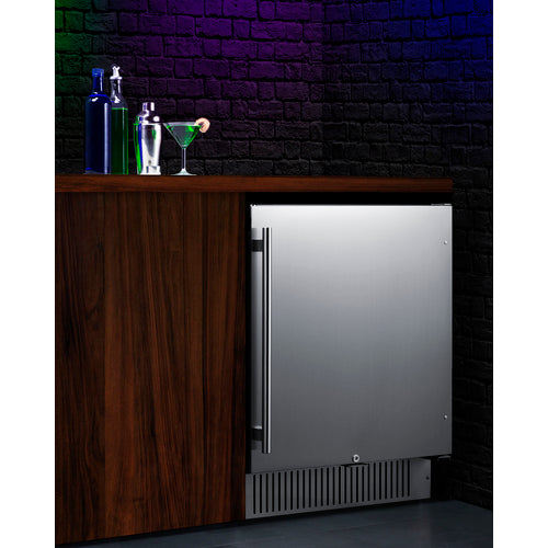 Summit 27" Wide Built-In All-Refrigerator FF27BSS