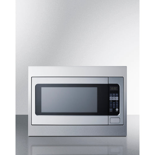 Summit 27" Wide Built-In Microwave (Trim Kit Included) SMBI27TK27