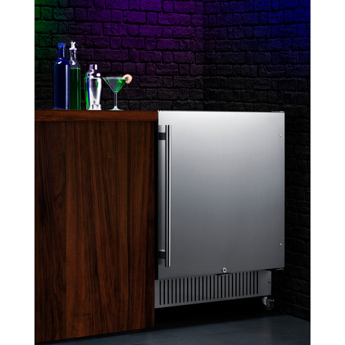 Summit 27" Wide Mobile All-Refrigerator FF27BSSCAS