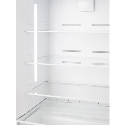 Summit 28" Wide Bottom Freezer Refrigerator FFBF281W