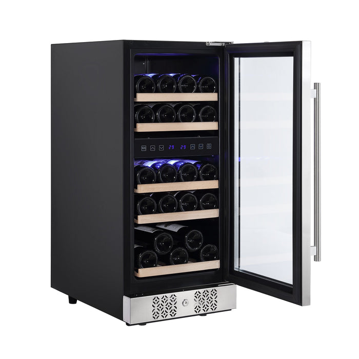 Empava 15 Inch Dual Zone Small  Wine Fridge EMPV-WC02D