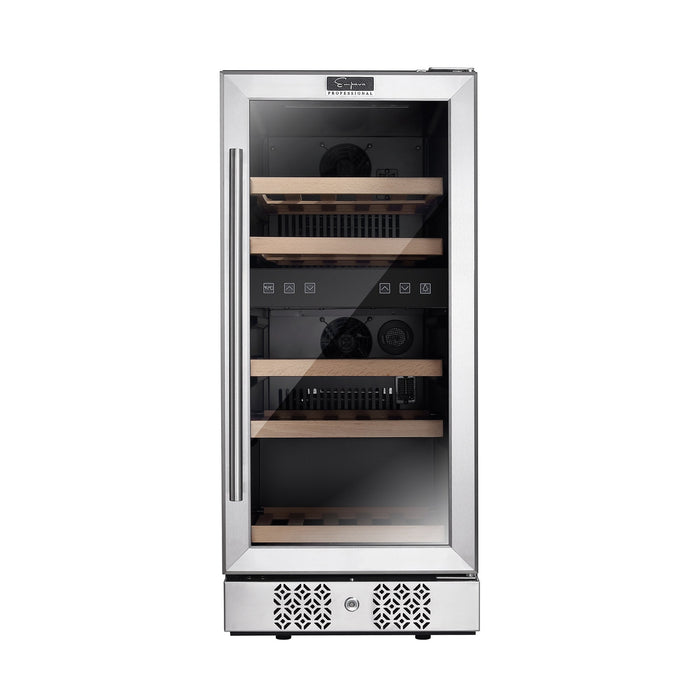 Empava 15 Inch Dual Zone Small  Wine Fridge EMPV-WC02D