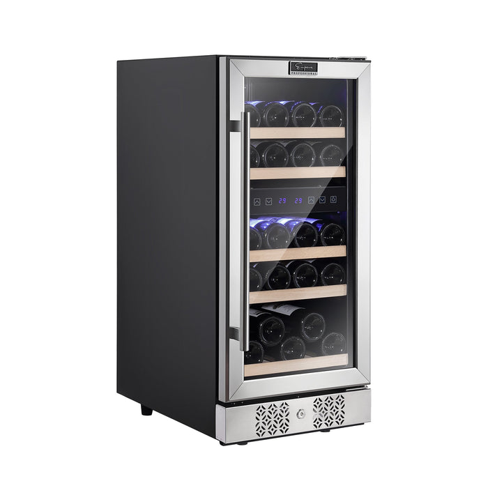 Empava 15 Inch Dual Zone Small  Wine Fridge EMPV-WC02D