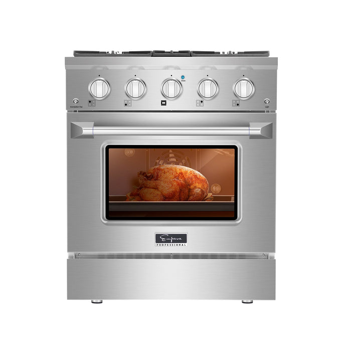 Empava 30 in. Pro-Style Slide-In Single Oven Gas Range EMPV-30GR07