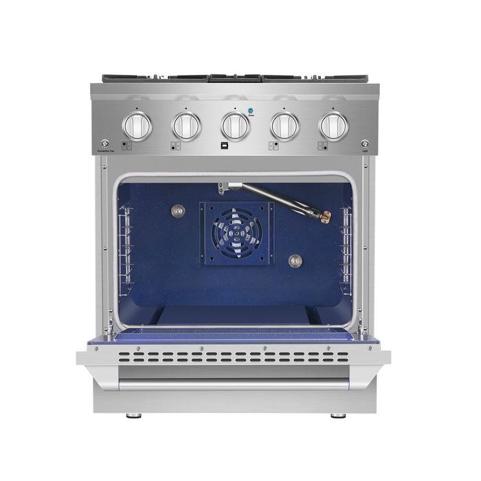 Empava 30 in. Pro-Style Slide-In Single Oven Gas Range EMPV-30GR07