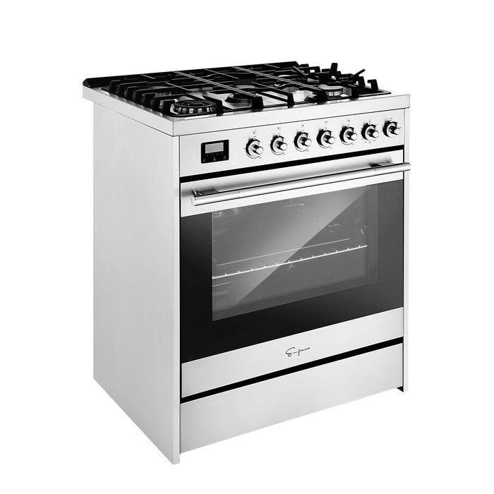 Empava 30 Inch Freestanding Range Gas Cooktop And Oven EMPV-30GR06