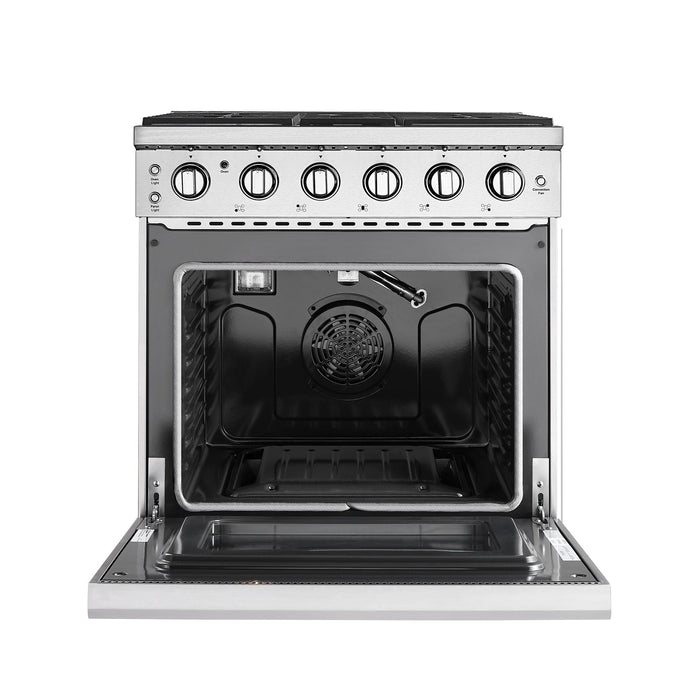 Empava 30 In. Pro-Style Slide-in Single Oven Gas Range EMPV-30GR10