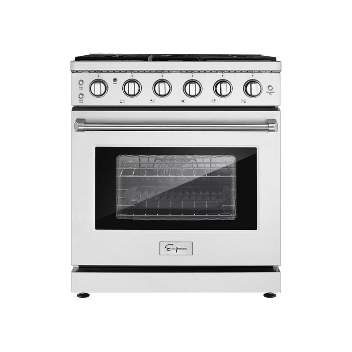 Empava 30 In. Pro-Style Slide-in Single Oven Gas Range EMPV-30GR10