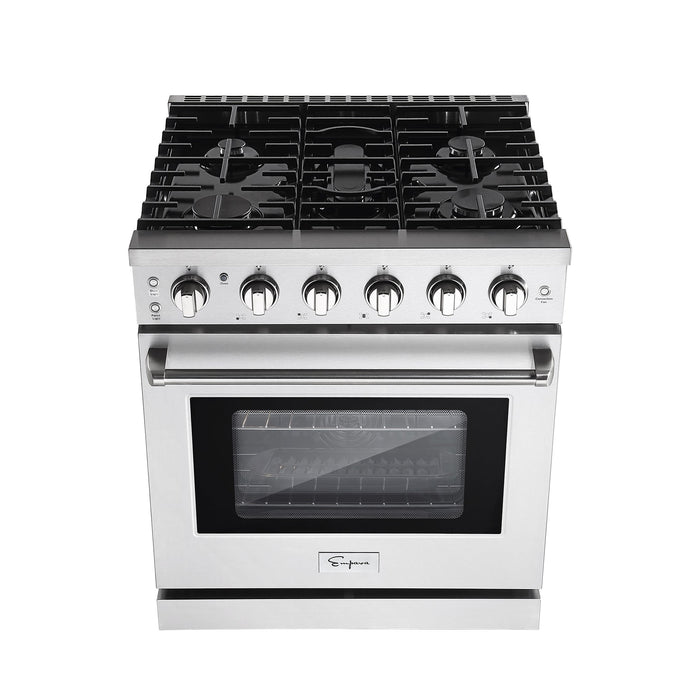 Empava 30 In. Pro-Style Slide-in Single Oven Gas Range EMPV-30GR10