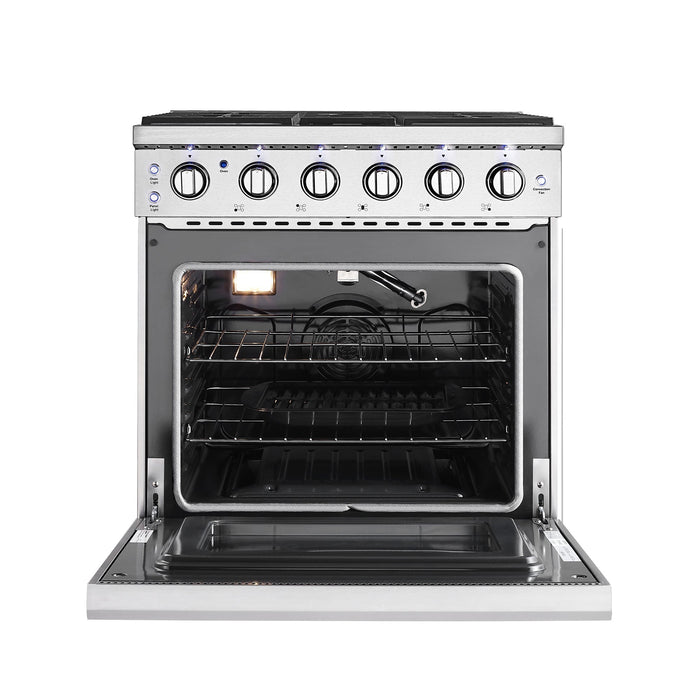 Empava 30 In. Pro-Style Slide-in Single Oven Gas Range EMPV-30GR10