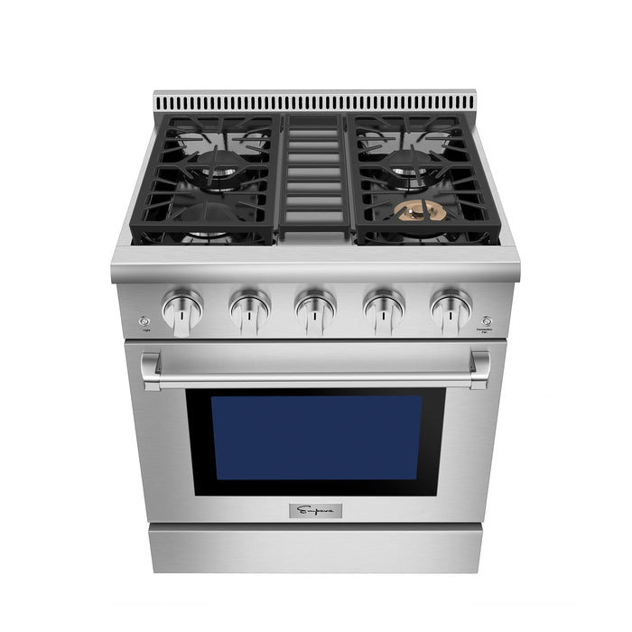 Empava 30 Inch Freestanding Range Gas Cooktop And Oven EMPV-30GR03