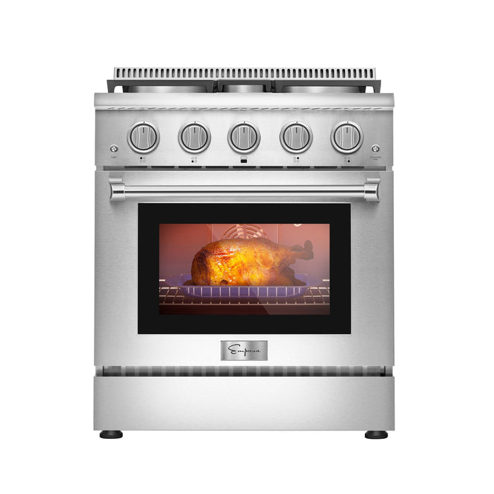 Empava 30 Inch Freestanding Range Gas Cooktop And Oven EMPV-30GR03