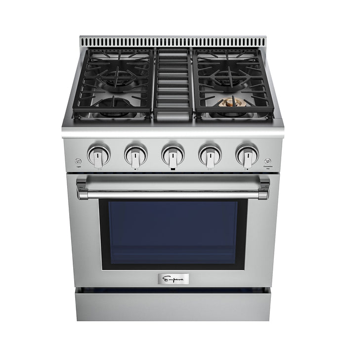 Empava 30 Inch Freestanding Range Gas Cooktop And Oven EMPV-30GR03