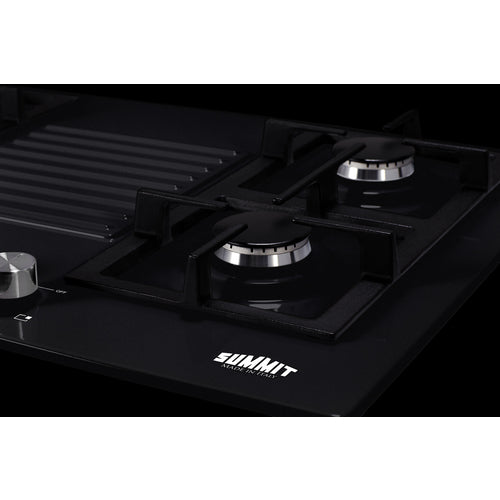 Summit 30" Wide 4-Burner Gas Cooktop GC432B