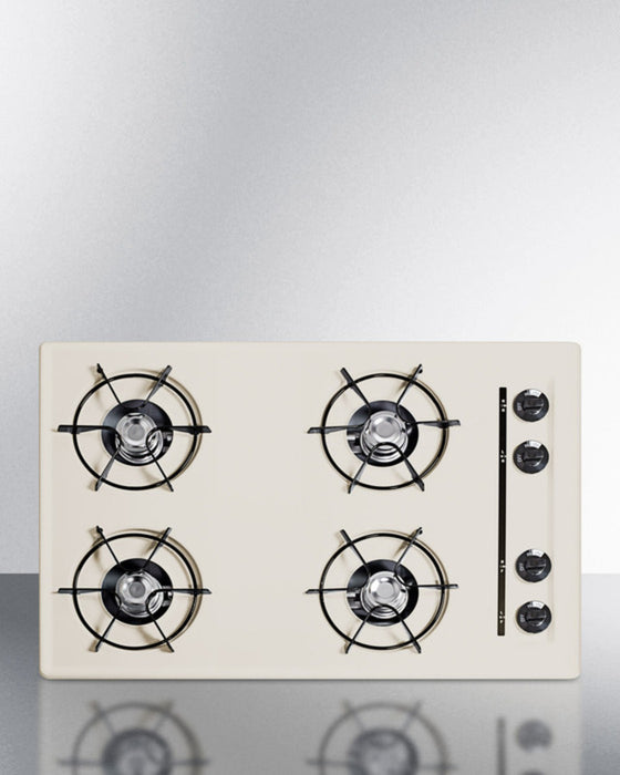 Summit 30" Wide 4-Burner Gas Cooktop SNL053