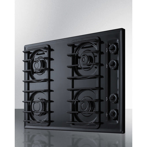 Summit 30" Wide 4-Burner Gas Cooktop TTL053S