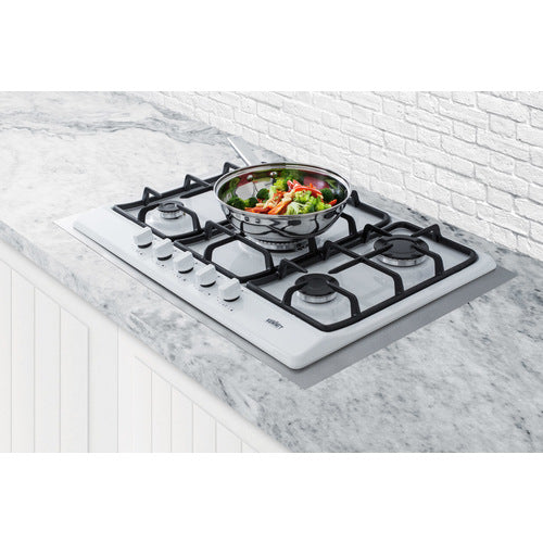 Summit 30" Wide 5-Burner Gas Cooktop GC5271WTK30