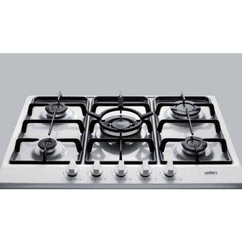 Summit 30" Wide 5-Burner Gas Cooktop GC5271WTK30