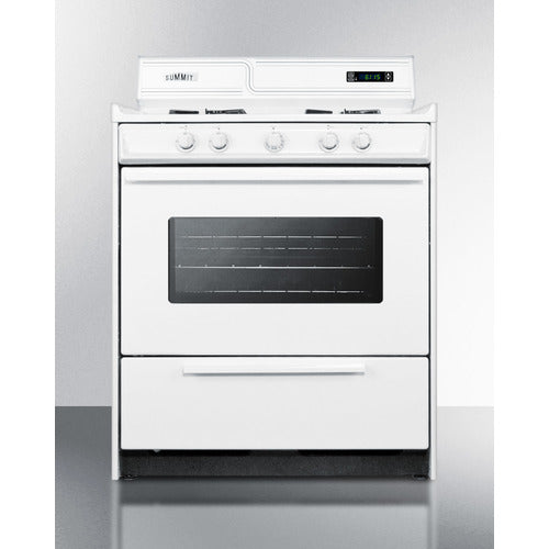 Summit 30" Wide Gas Range WNM2307KW