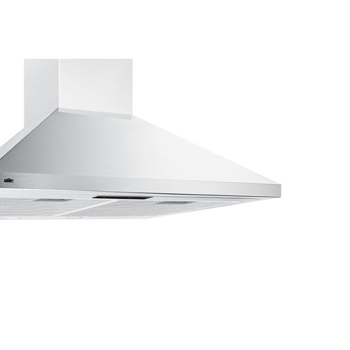 Summit 30" Wide Wall-Mounted Range Hood, ADA-Compliant SEH1530SSADA