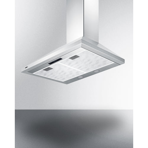 Summit 30" Wide Wall-Mounted Range Hood, ADA-Compliant SEH1530SSADA