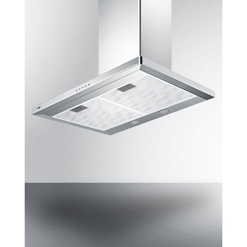 Summit 30" Wide Wall-Mounted Range Hood, ADA Compliant SEH4630SSADA