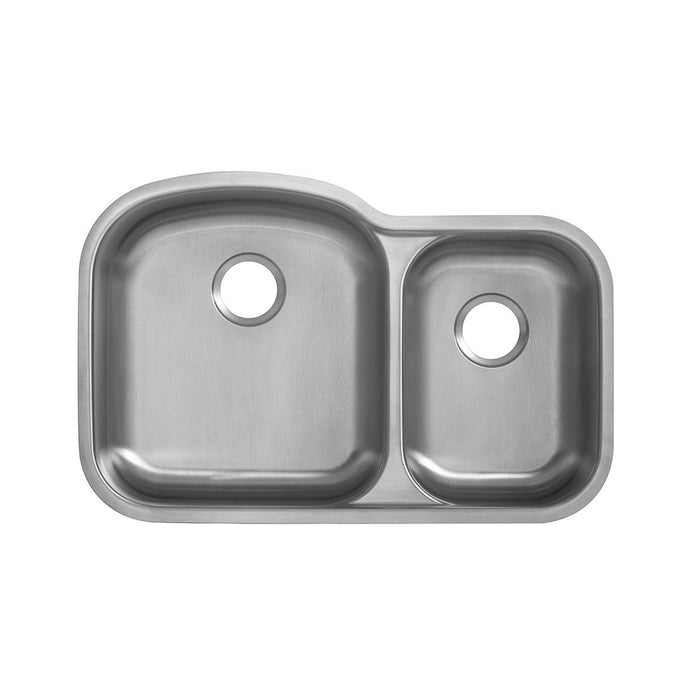 Swiss Madison Toulouse 32 x 21 Stainless Steel, Dual Basin, Undermount Kitchen Sink - SM-KU704