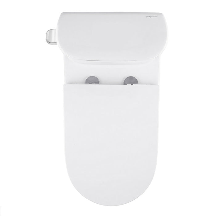 Swiss Madison Monaco One-Piece Elongated Left Side Flush Handle Toilet 1.28 gpf