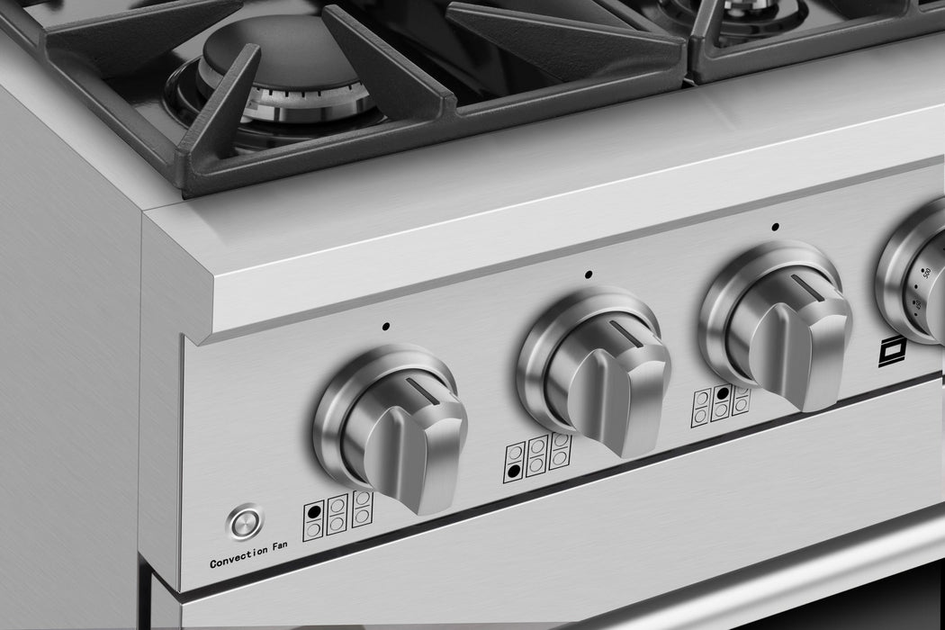 Empava 36 In. Pro-Style Slide-In Single Oven Gas Range EMPV-36GR08