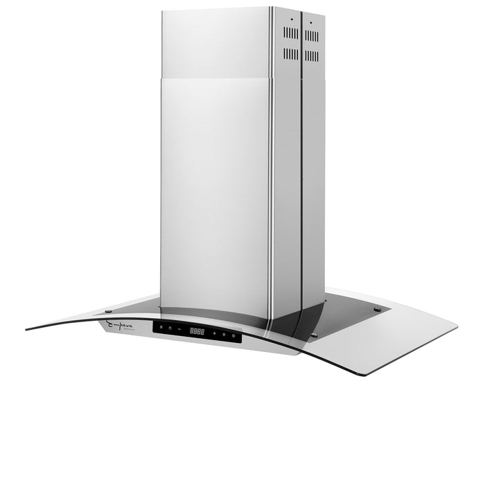 Empava 36 in. 400 CFM Kitchen Island Wall Mount Ducted Range Hood EMPV-36RH09