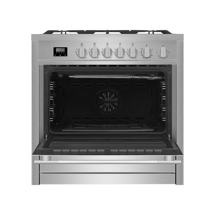 Empava 36 Inch Freestanding Range Gas Cooktop And Oven EMPV-36GR12