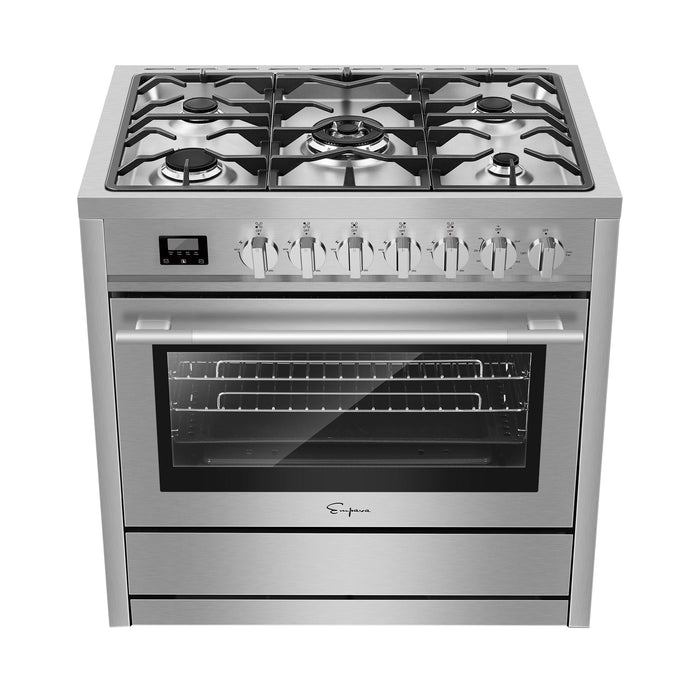 Empava 36 Inch Freestanding Range Gas Cooktop And Oven EMPV-36GR12