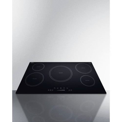 Summit 36" Wide 208-240V 5-Zone Induction Cooktop SINC5B36B