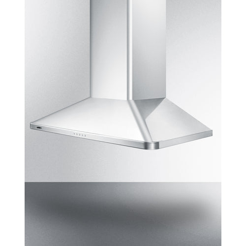 Summit 36" Wide Wall-Mounted Range Hood, ADA-Compliant SEH3636SSADA