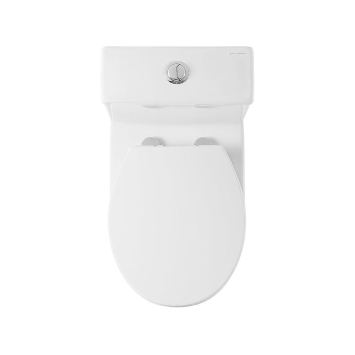 Swiss Madison Sublime II Two-Piece Round Toilet Dual-Flush 0.8/1.28 gpf