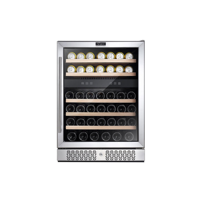 Empava 24 Inch Fridge Dual Zone Wine & Beverage Cooler EMPV-WC04D