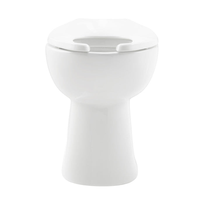 Swiss Madison Sirene Floor-Mounted Comfort Height Commercial Elongated Top Flush Spud Flushometer Toilet Bowl