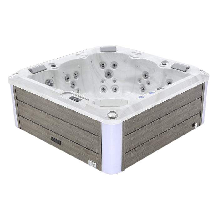 Empava Freestanding Luxury 5-Person Square Outdoor Hot Tub EMPV-SPA3528