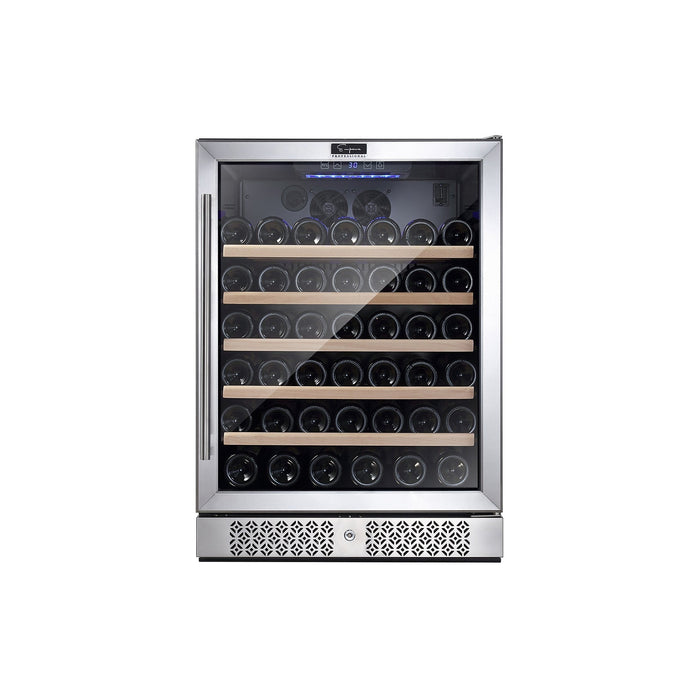 Empava 24 Inch Wine Cooler Wine Fridge 52 Bottles EMPV-WC03S