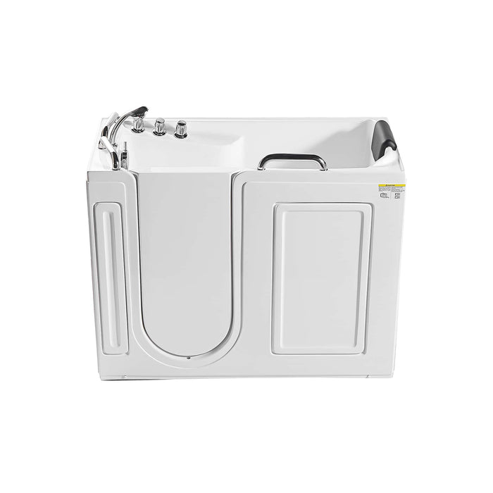 Empava 53" Freestanding Walk-in Soaking Bathtub with Left Drain EMPV-53WIT373