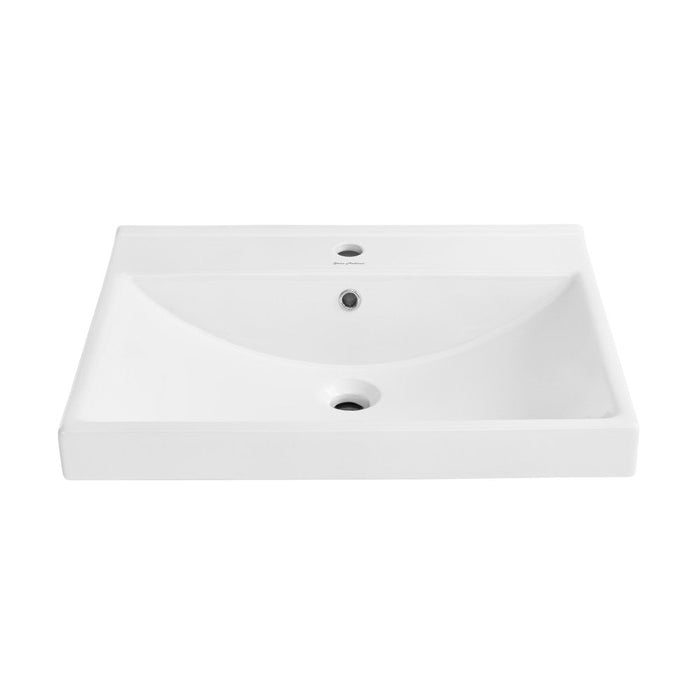 Swiss Madison Carre 24" Vanity Top Bathroom Sink Single Hole