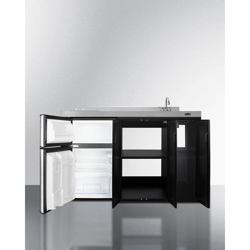 Summit 54" Wide All-In-One Kitchenette CK54SINKR