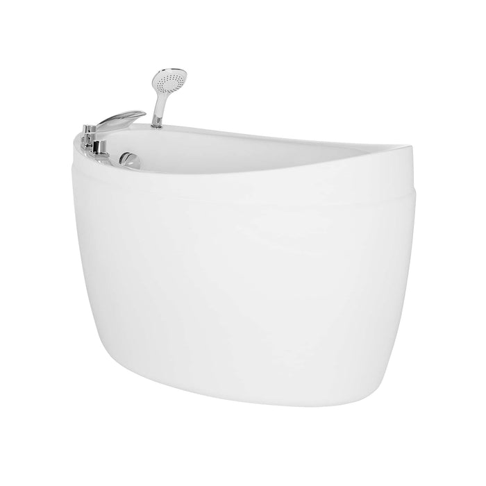 Empava 59" Freestanding Japanese-Style Soaking Tub with Reversible Drain EMPV-59FT002