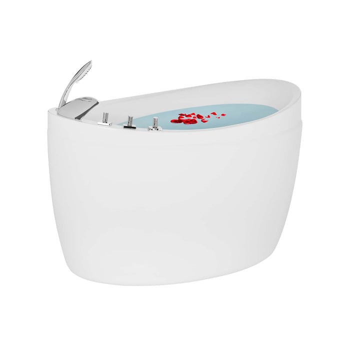 Empava 59" Freestanding Japanese-Style Soaking Tub with Reversible Drain EMPV-59FT002