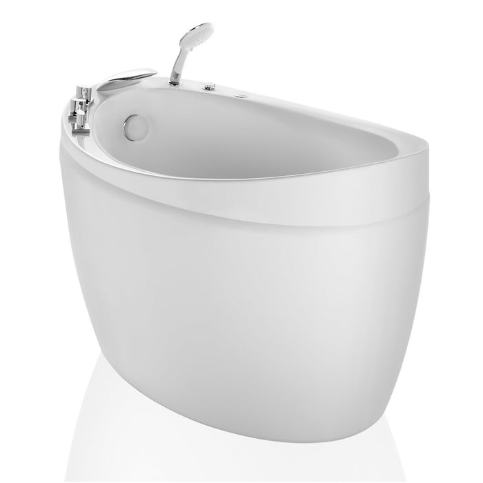 Empava 59" Freestanding Air Massage Japanese-Style Bathtub with Reversible Drain EMPV-59JT011