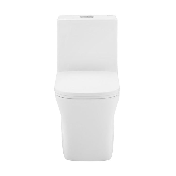 Swiss Madison Concorde One-Piece Square Toilet, 14" Rough-In 1.1/1.6 gpf