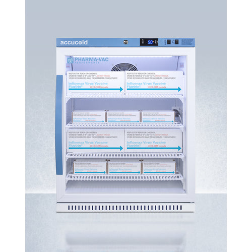 Summit 6 Cu.Ft. ADA Height Vaccine Refrigerator, Certified to NSF/ANSI 456 Vaccine Storage Standard ARG61PVBIADA456