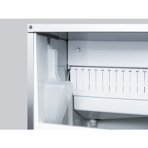 Summit 62 lb. Clear Outdoor/Indoor Icemaker BIM68OSGDR